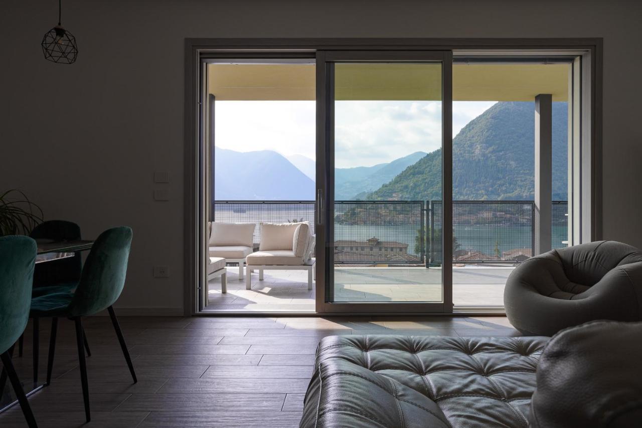 Lake Iseo Panorama Sulzano Exteriör bild