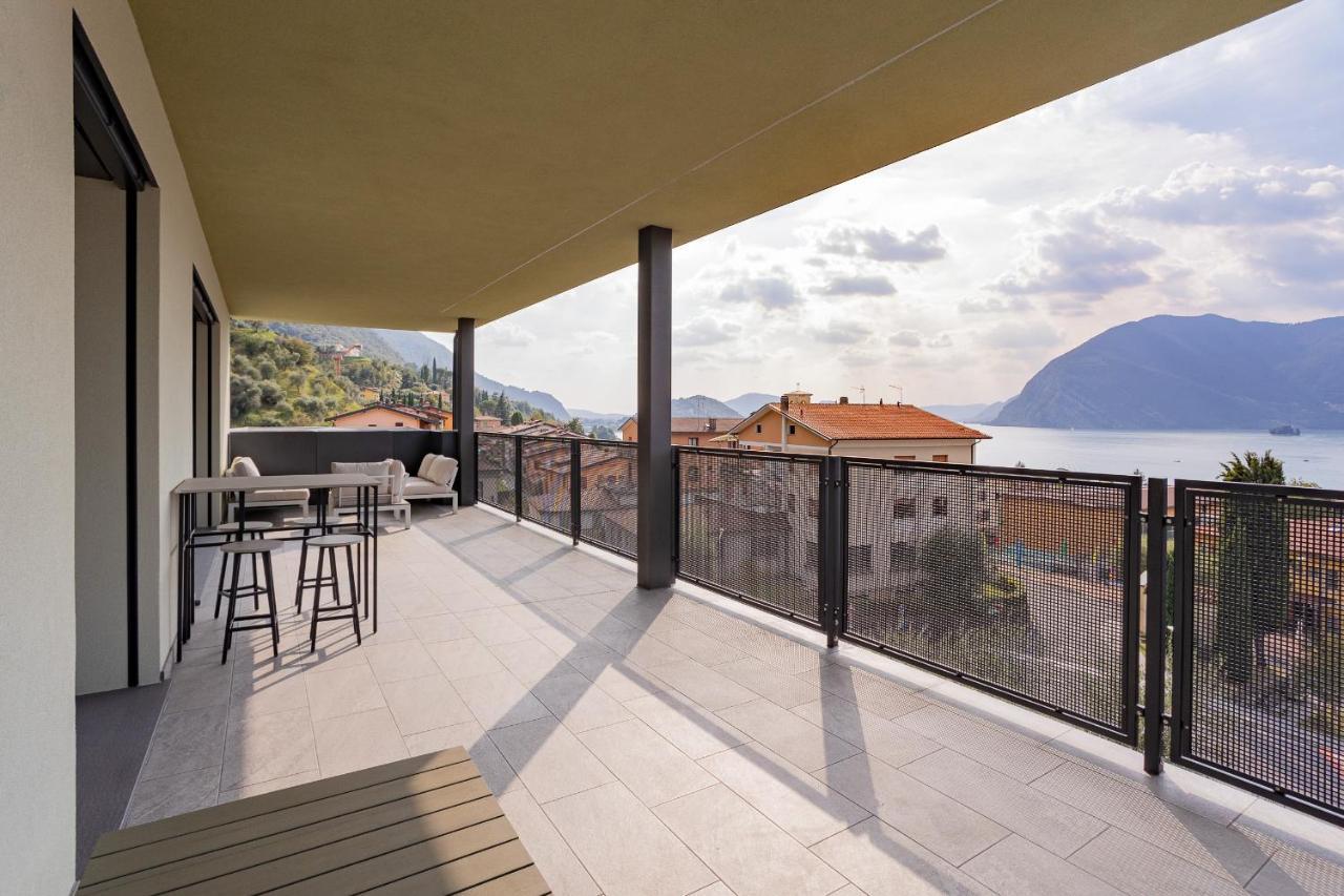 Lake Iseo Panorama Sulzano Exteriör bild